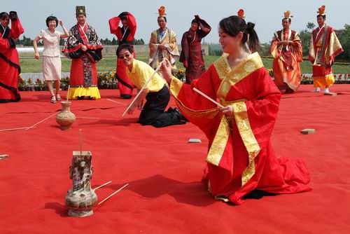 汉阳陵博物馆举办"传承精神 放飞梦想 加油奥运"主题文化活动